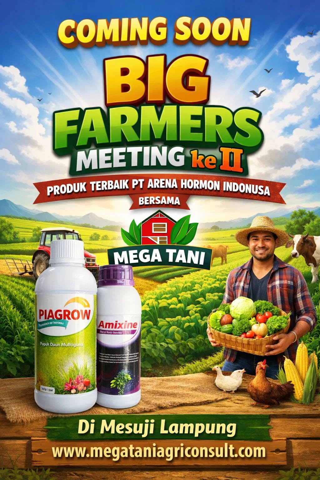 Coming Soon Big Farmers Meeting Ke II Piagrow & Amixine